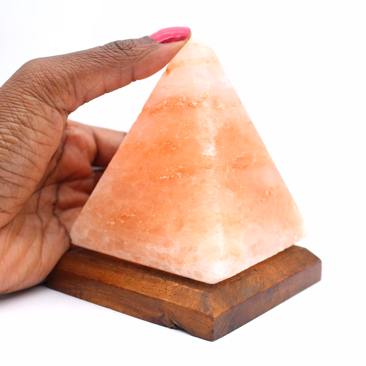 Lampada Piramide di Sale Rosa dell'Himalaya