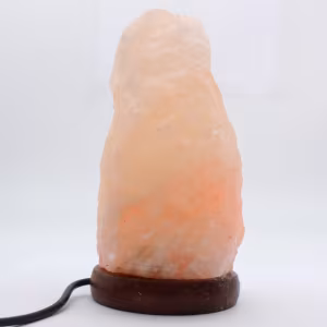 Lampada USB con roccia salina