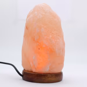 Lampada USB con roccia salina dell'Himalaya