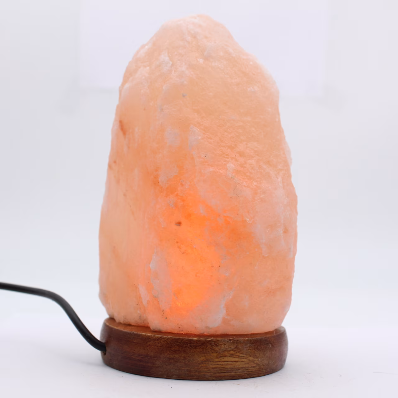 Lampada USB con roccia salina dell'Himalaya