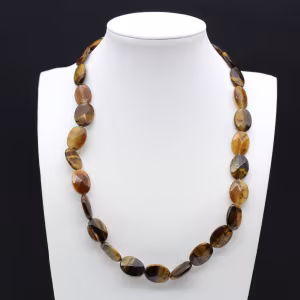 Collana in occhio di tigre