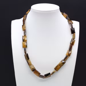 Collana in occhio di tigre