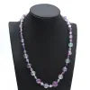 Collana in pietra di fluorite - 0