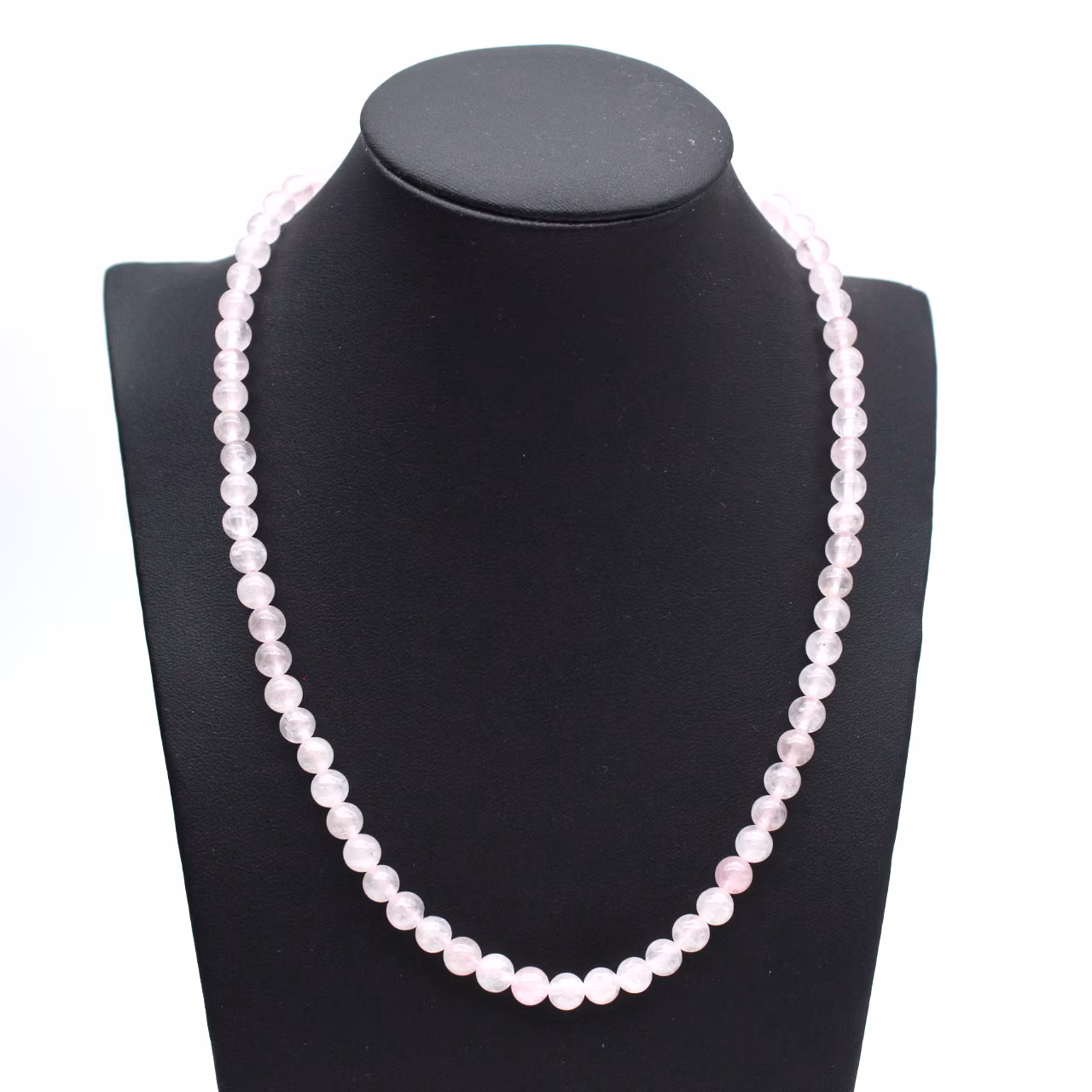 Collana in quarzo rosa