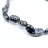 Bracciale in ossidiana di neve - 1