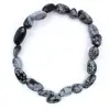 Bracciale in ossidiana di neve - 2