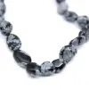 Bracciale in ossidiana di neve - 1