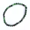Bracciale Zoisite con rubini - 0