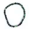 Bracciale Zoisite con rubini - 0