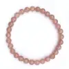 Bracciale in quarzo rosa - 0