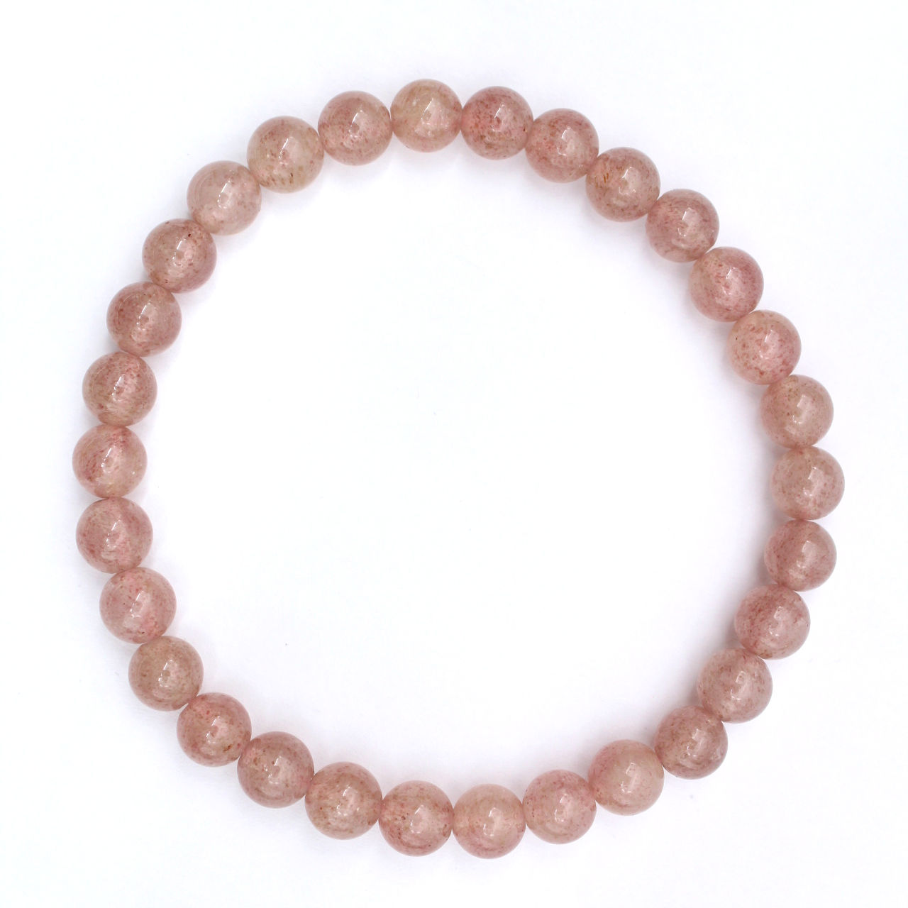 Bracciale in quarzo rosa