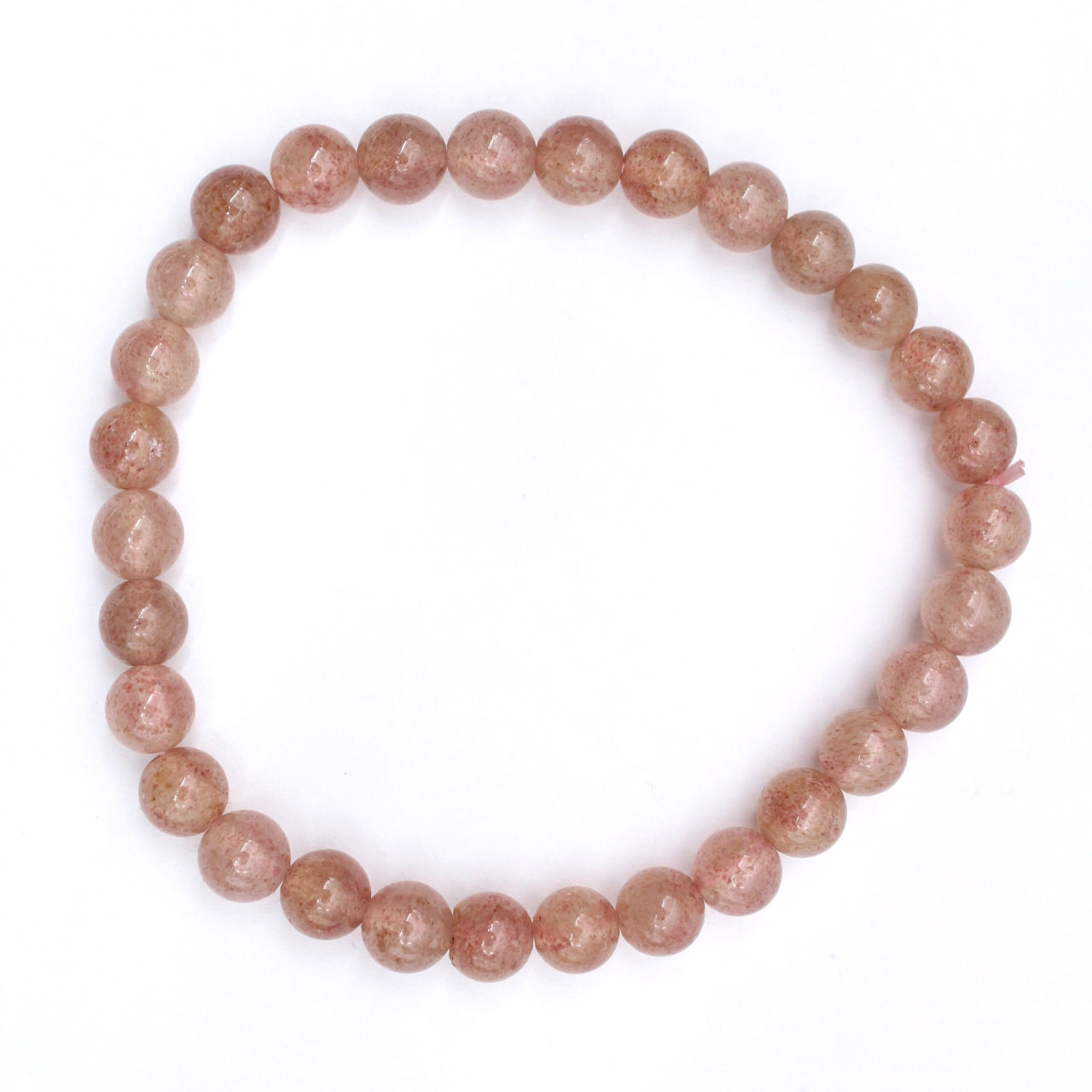Bracciale in quarzo rosa
