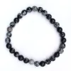 Bracciale in ossidiana di neve - 0