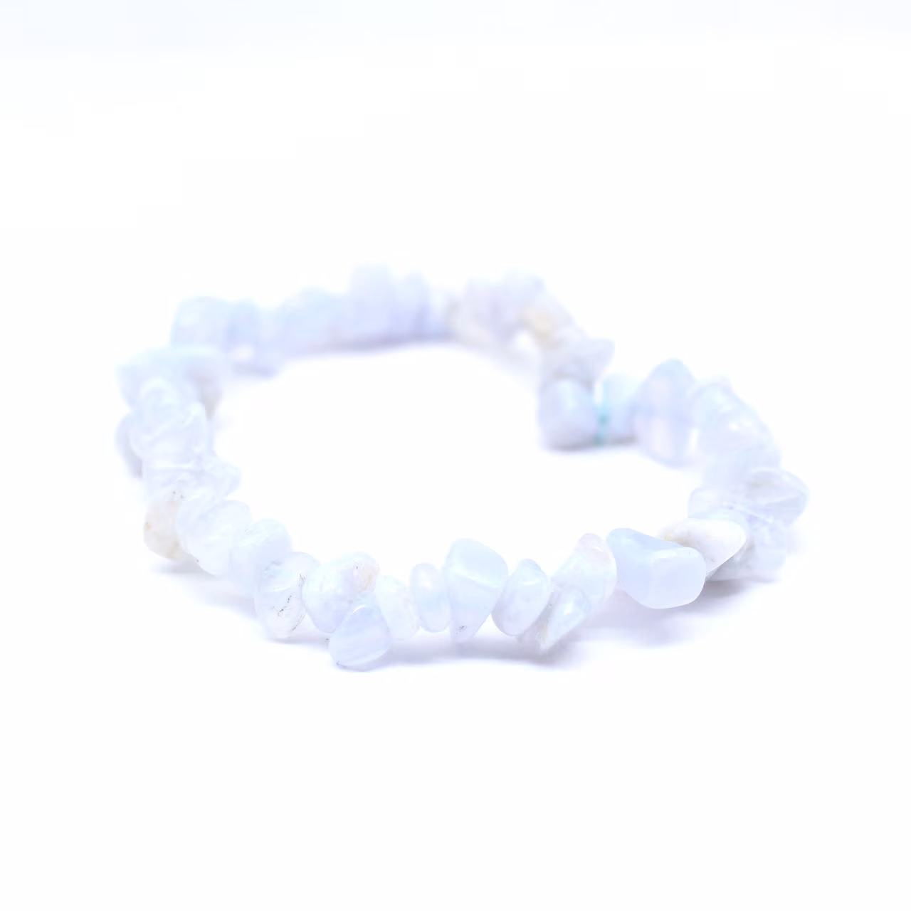 Bracciale in calcedonio blu