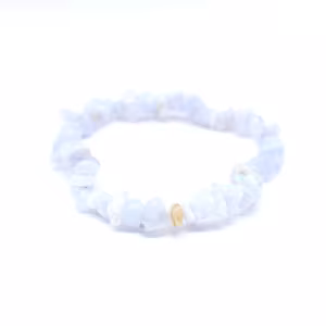 Bracciale in calcedonio blu