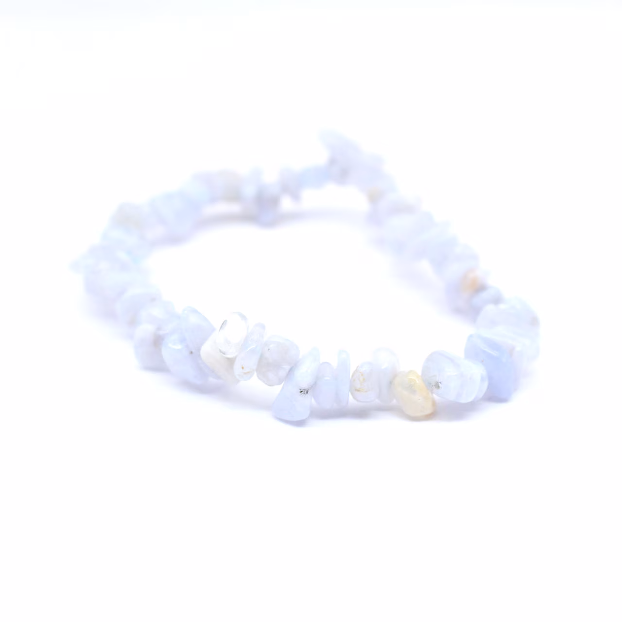 Bracciale in calcedonio blu