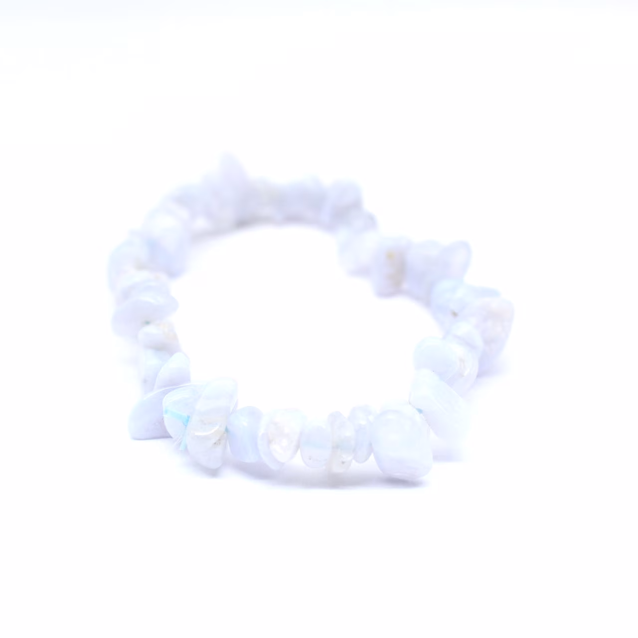 Bracciale in calcedonio blu