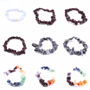Bracciale in granato almandino