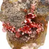 Cristalli di vanadinite sul gange - 0