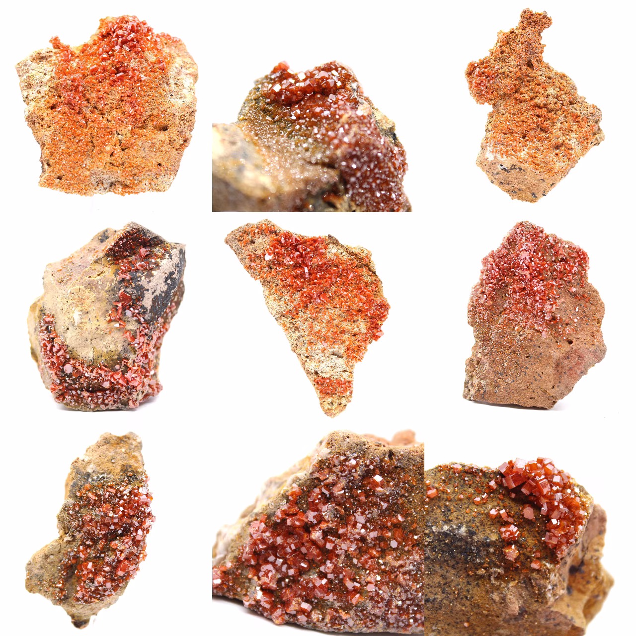 Vanadinite cristallizzata