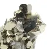 Grandi Cubi di Pirite con Cristalli di Quarzo - 6