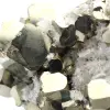 Grandi Cubi di Pirite con Cristalli di Quarzo - 10