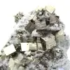 Pirite su ganga con calcite e quarzo - 7