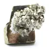 Cristalli di pirite del Perù con quarzo - 0