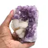 Calcite su ametista - 1
