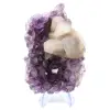 Calcite su ametista - 2