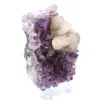 Calcite su ametista - 3