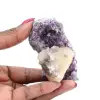 Calcite su ametista - 0