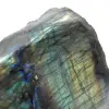 Roccia labradorite lucida su un lato - 6