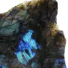 Labradorite da collezione lucida su un lato - 6