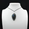 Ciondolo in labradorite del Madagascar - 0
