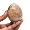 Uovo di pietra microclino del Madagascar - 0