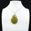 Pendente Drop in opale verde - 0