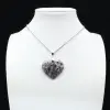 Ciondolo cuore di lepidolite - 0