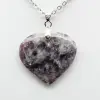 Ciondolo cuore di lepidolite - 2