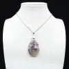 Ciondolo goccia di lepidolite - 0