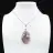Ciondolo goccia di lepidolite