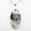 Ciondolo ovale in lepidolite - 2