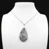 Ciondolo goccia di lepidolite - 1