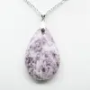 Ciondolo goccia di lepidolite - 2