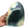Grande pietra di diaspro verde - 1