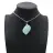 Pendente fiamma amazzonite