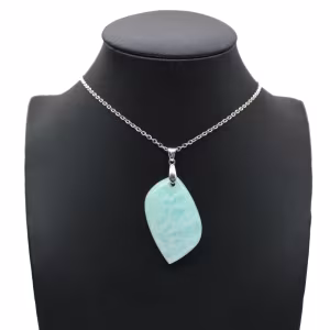 Pendente fiamma amazzonite