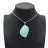 Pendente fiamma amazzonite