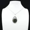 Ciondolo a goccia in labradorite - 1