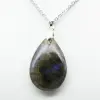 Ciondolo a goccia in labradorite - 2